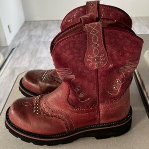 Ariat Fatbaby leather upper size 6.5 B.